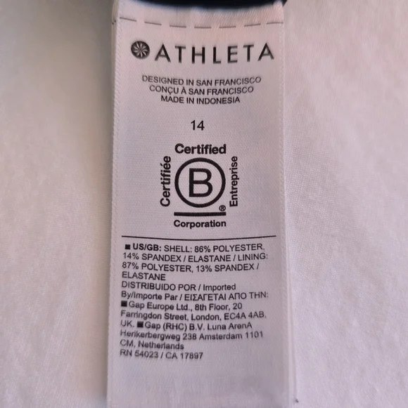 Athleta Brooklyn Lined Black Pants size 14 - Picture 3 of 3